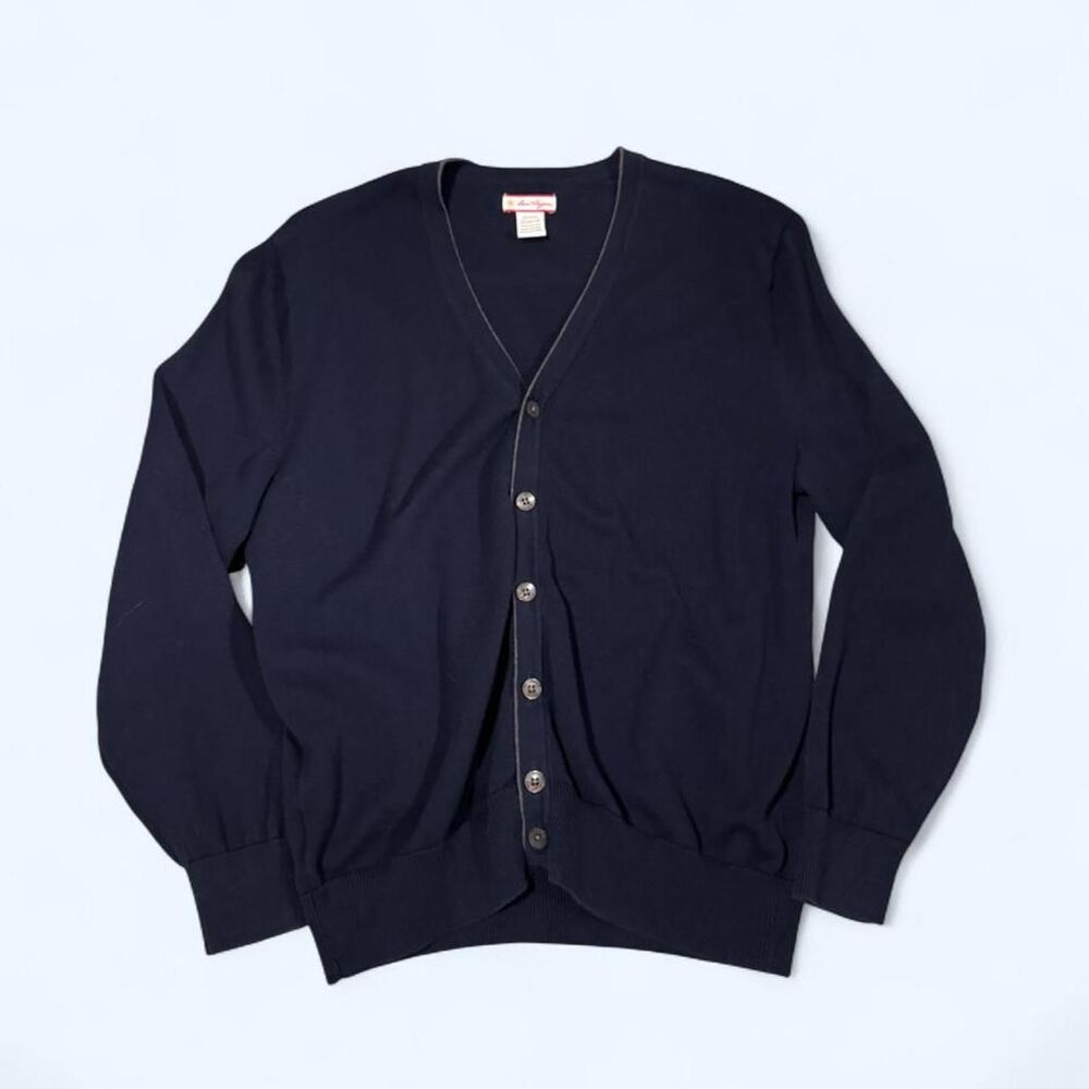 Ben Hogan Men's Navy and Gray Cardigan